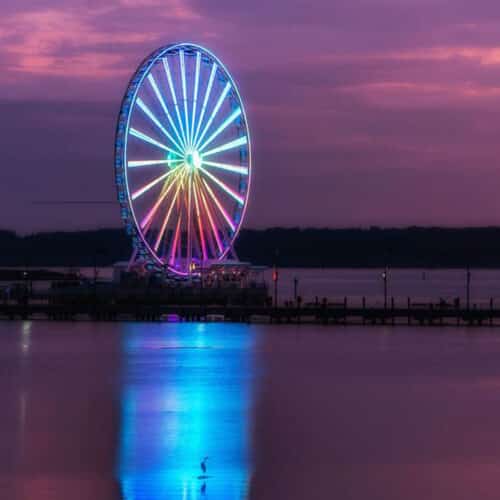 rent our lights at the capital wheel