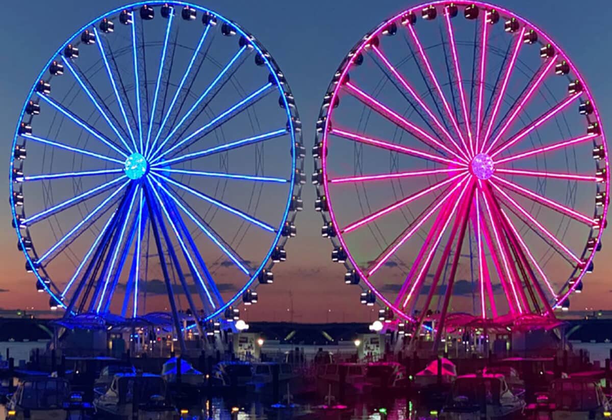 Private Lighting Capital Wheel at National Harbor