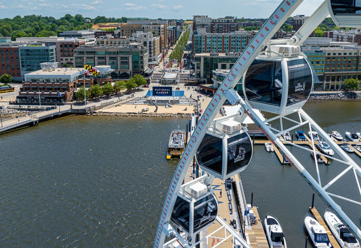 the capital wheel at national harbor